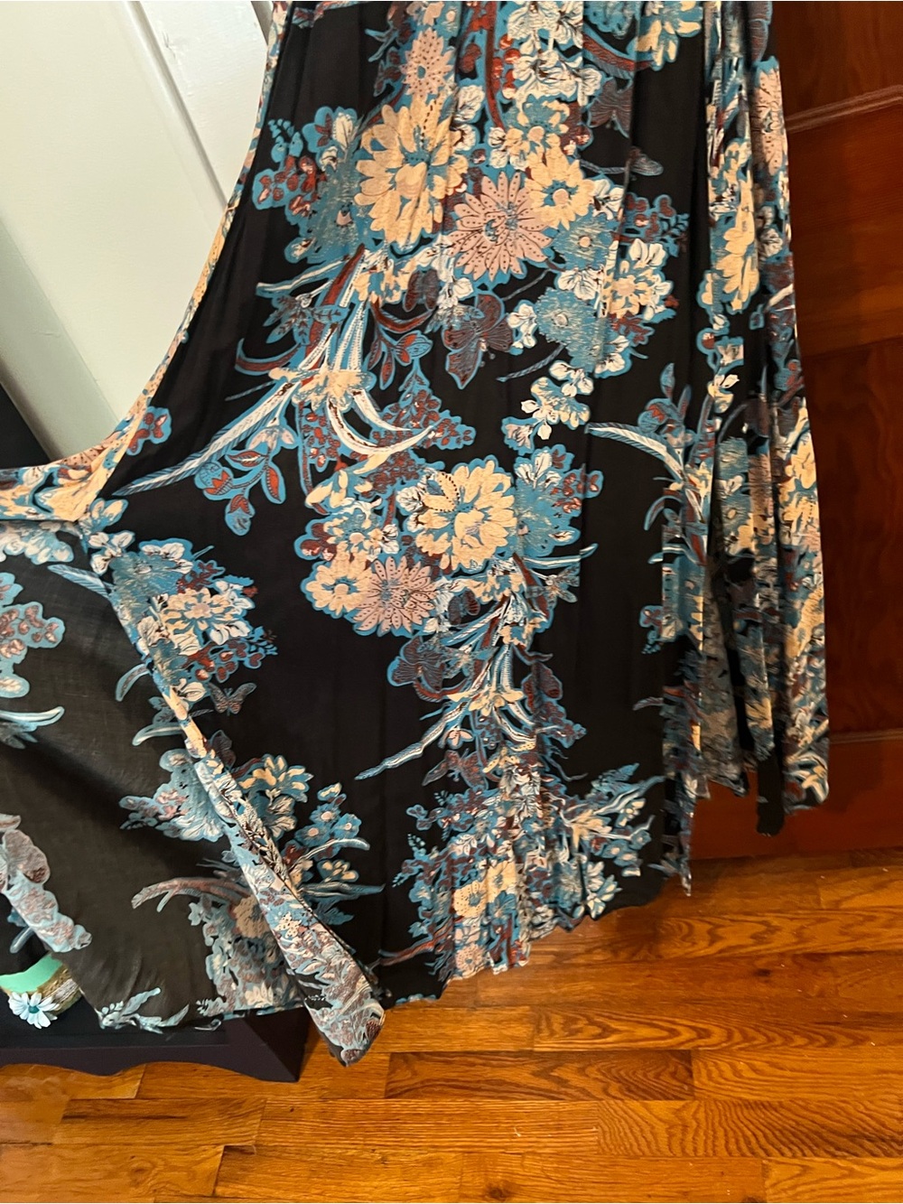 Free People Maxi Through The Vine Dress XS Floral Maxi Dress Boho - Picture 7 of 11